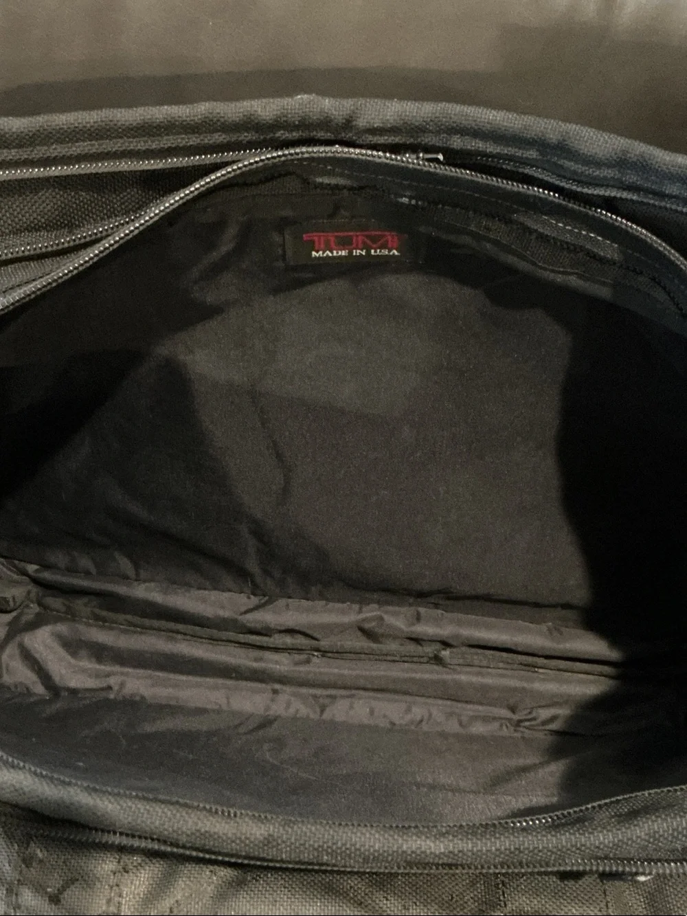 Authentic Tumi vintage Alpha durable ballistic nylon expandable briefcase